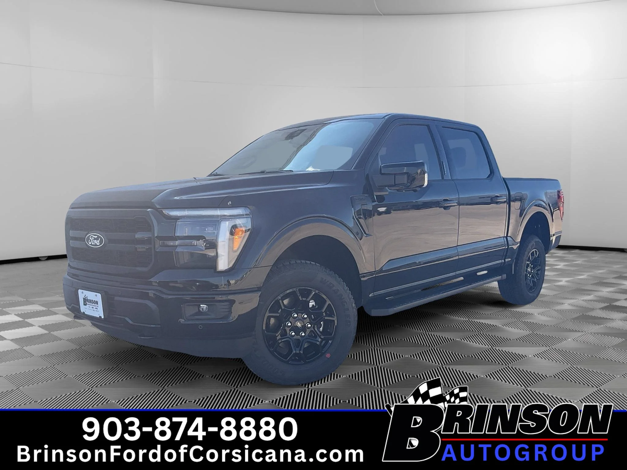 New 2026 Agate Black Metallic Ford Lariat® image 1
