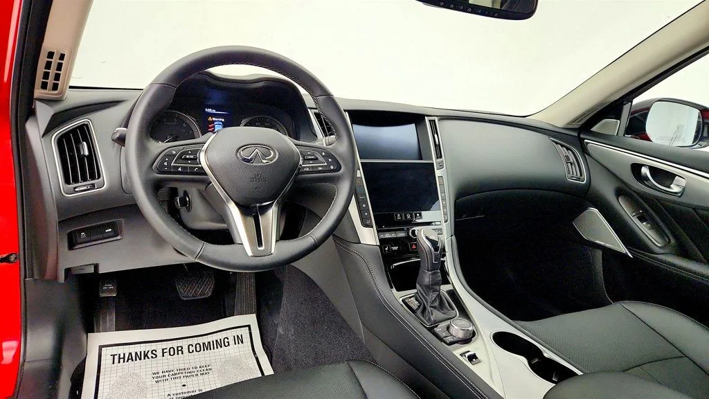 Used 2023 Dynamic Sunstone Red INFINITI LUXE AWD image 13