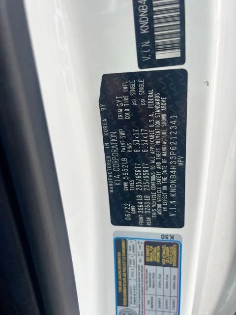 Used 2023 White Kia LX Seat Package image 13