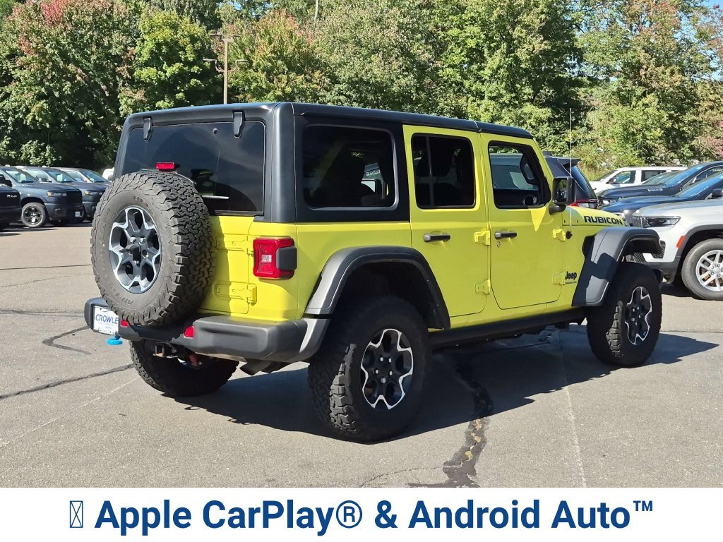 Certified Used 2023 Yellow Jeep Rubicon 4xe image 6