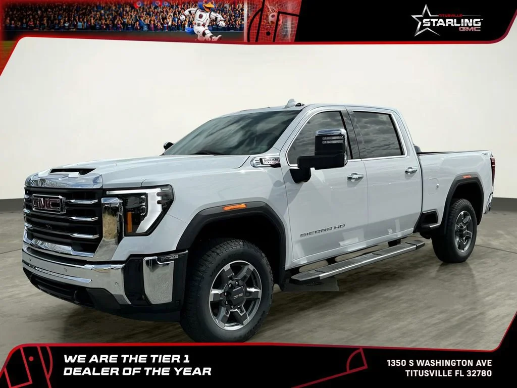 New 2026 Summit White GMC SLT image 1