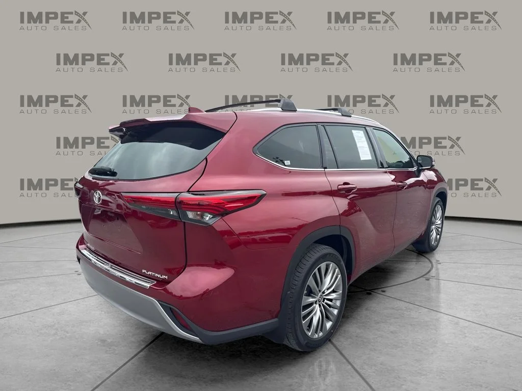 Used 2021 Red Toyota Platinum image 3