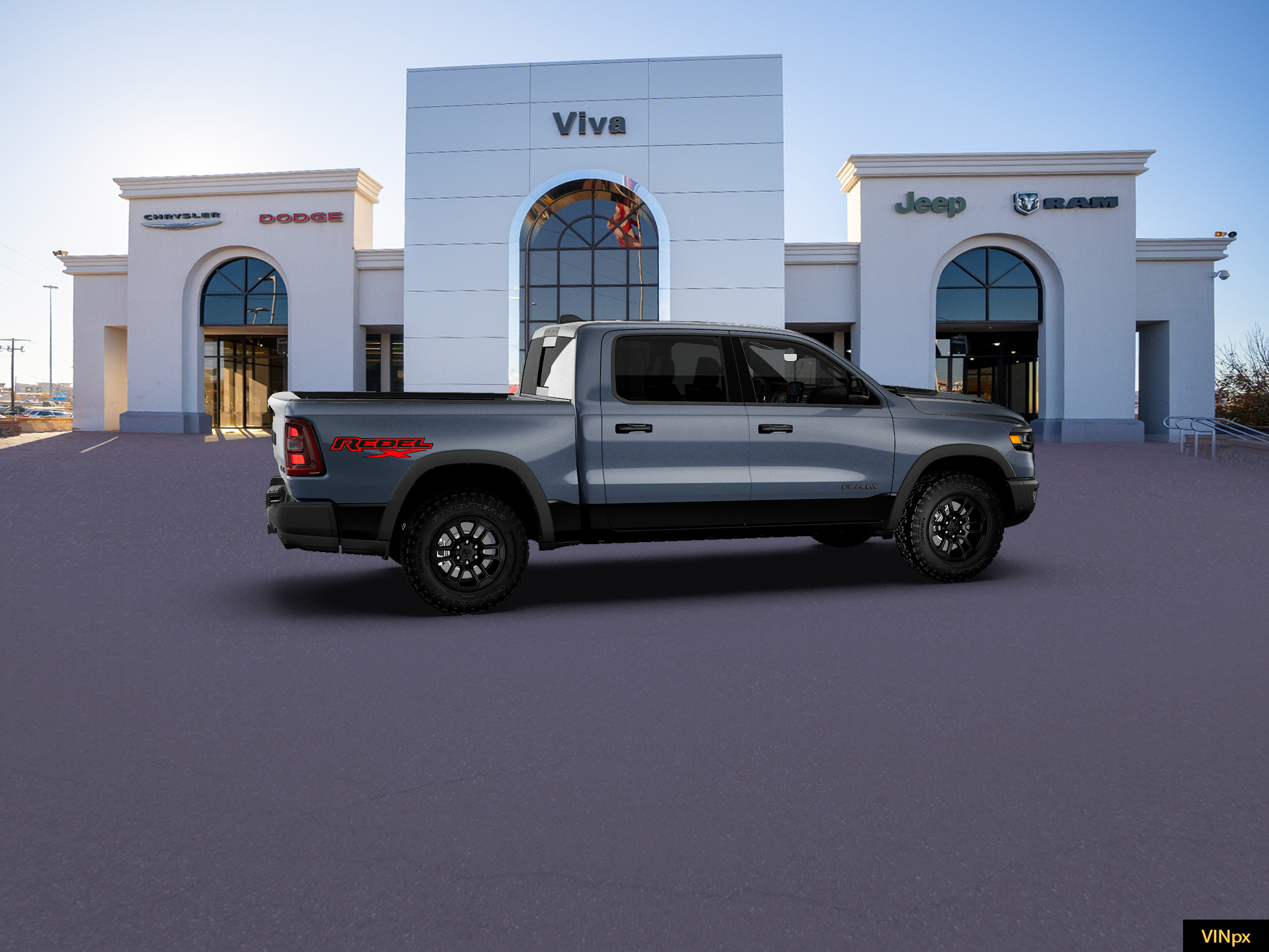 New 2027 Forged Blue Metallic Exterior Paint RAM Rebel image 24