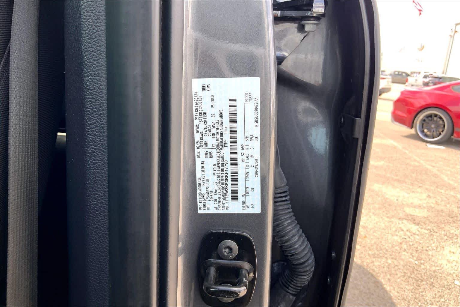 Used 2024 Light Blue Clearcoat Metallic Ford STX image 34