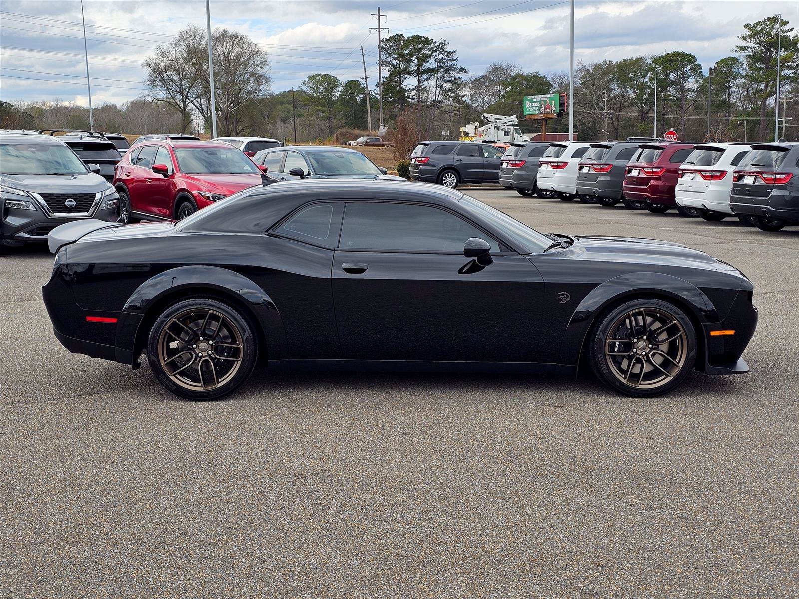 Used 2023 Pitch Black Clearcoat Dodge SRT Hellcat Widebody Jailbreak image 7