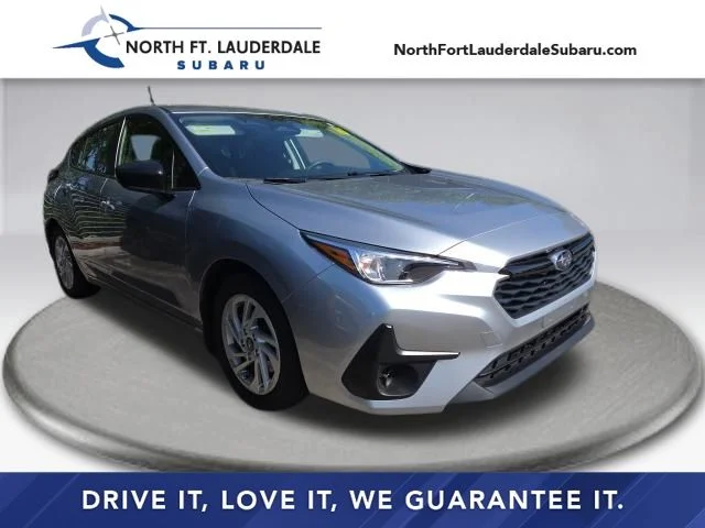 Used 2024 Silver Subaru Base image 1