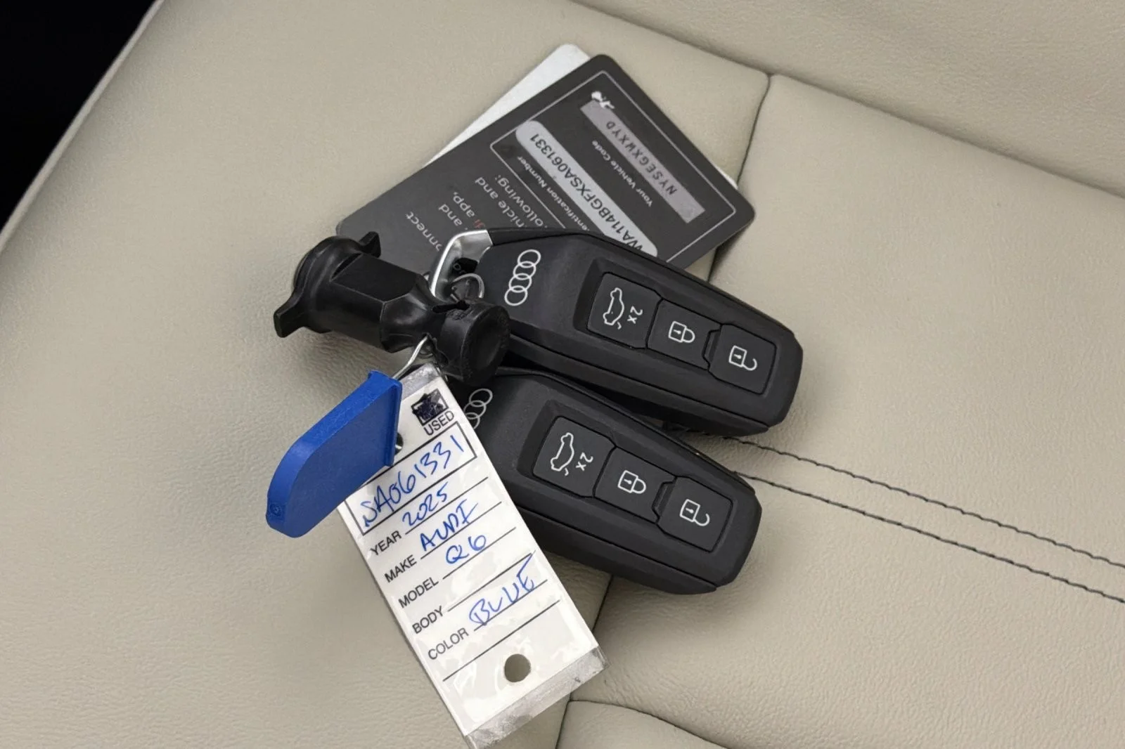 Used 2025 Plasma Blue Metallic Audi Premium quattro image 25