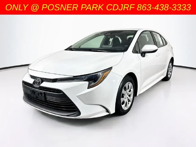 Used 2024 White Toyota LE image 3