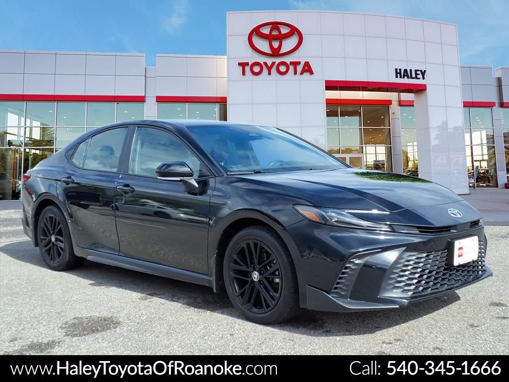 Used 2025 Black Toyota SE image 1