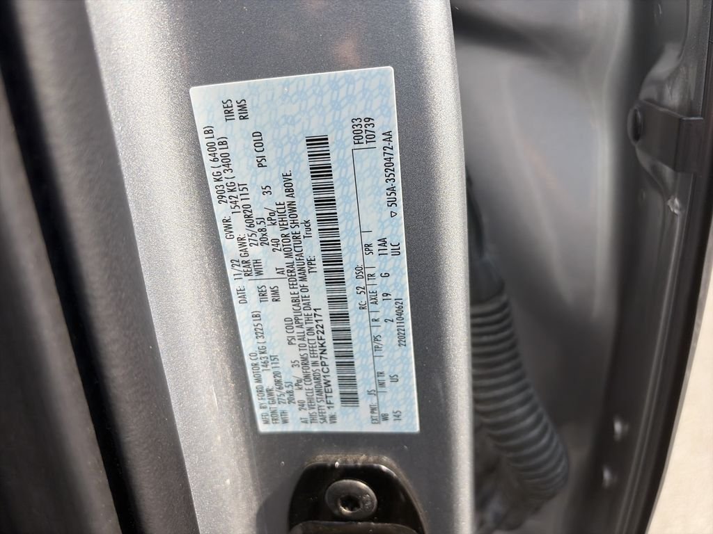 Used 2022 Silver Metallic Ford XLT image 36