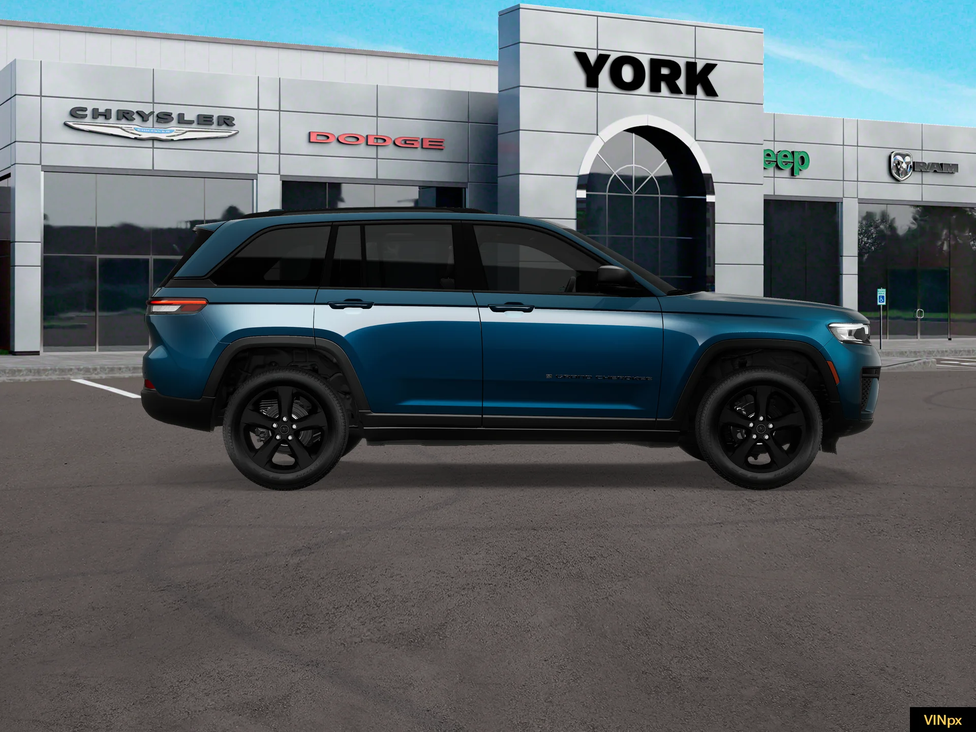 New 2027 Fathom Blue Pearl-Coat Paint Jeep Limited image 9
