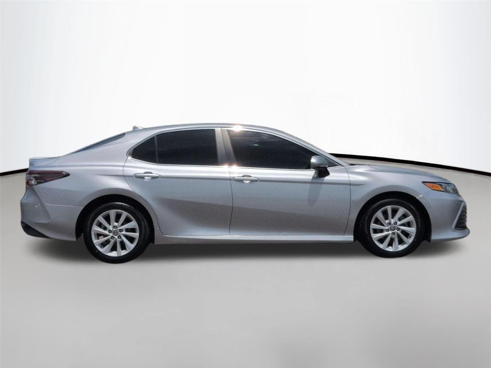 Used 2021 Celestial Silver Metallic Toyota LE image 6