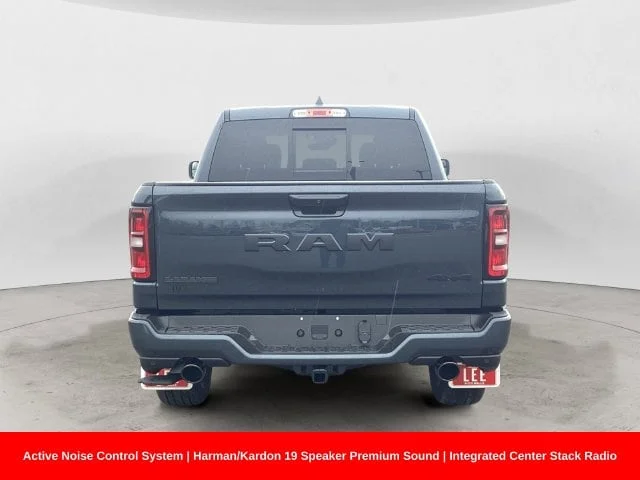 New 2026 Blue Metallic Ram LARAMIE CREW CAB 4X4 5