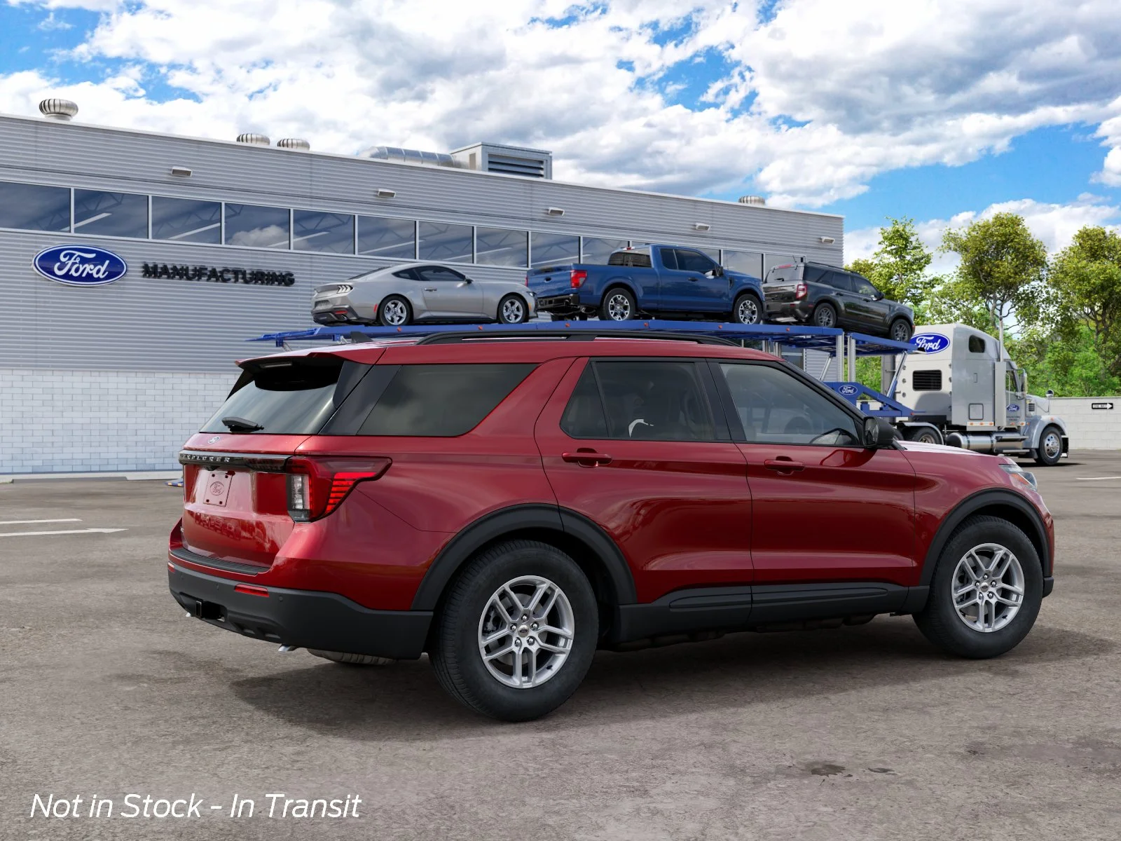 New 2027 Ruby Red Metallic Tinted Clearcoat Ford Active image 6