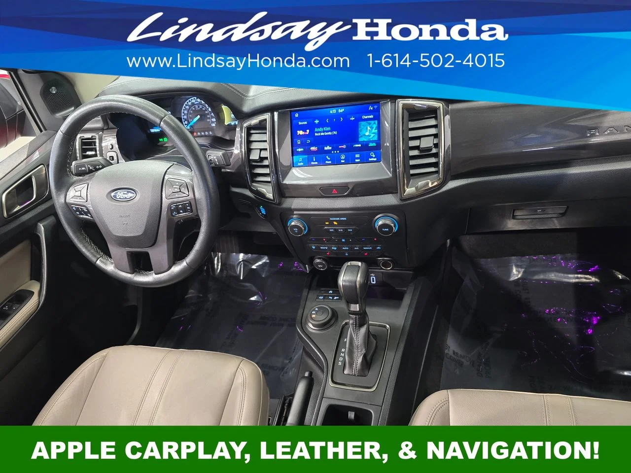 Used 2021 Rapid Red Metallic Tinted Clearcoat Ford Lariat image 11