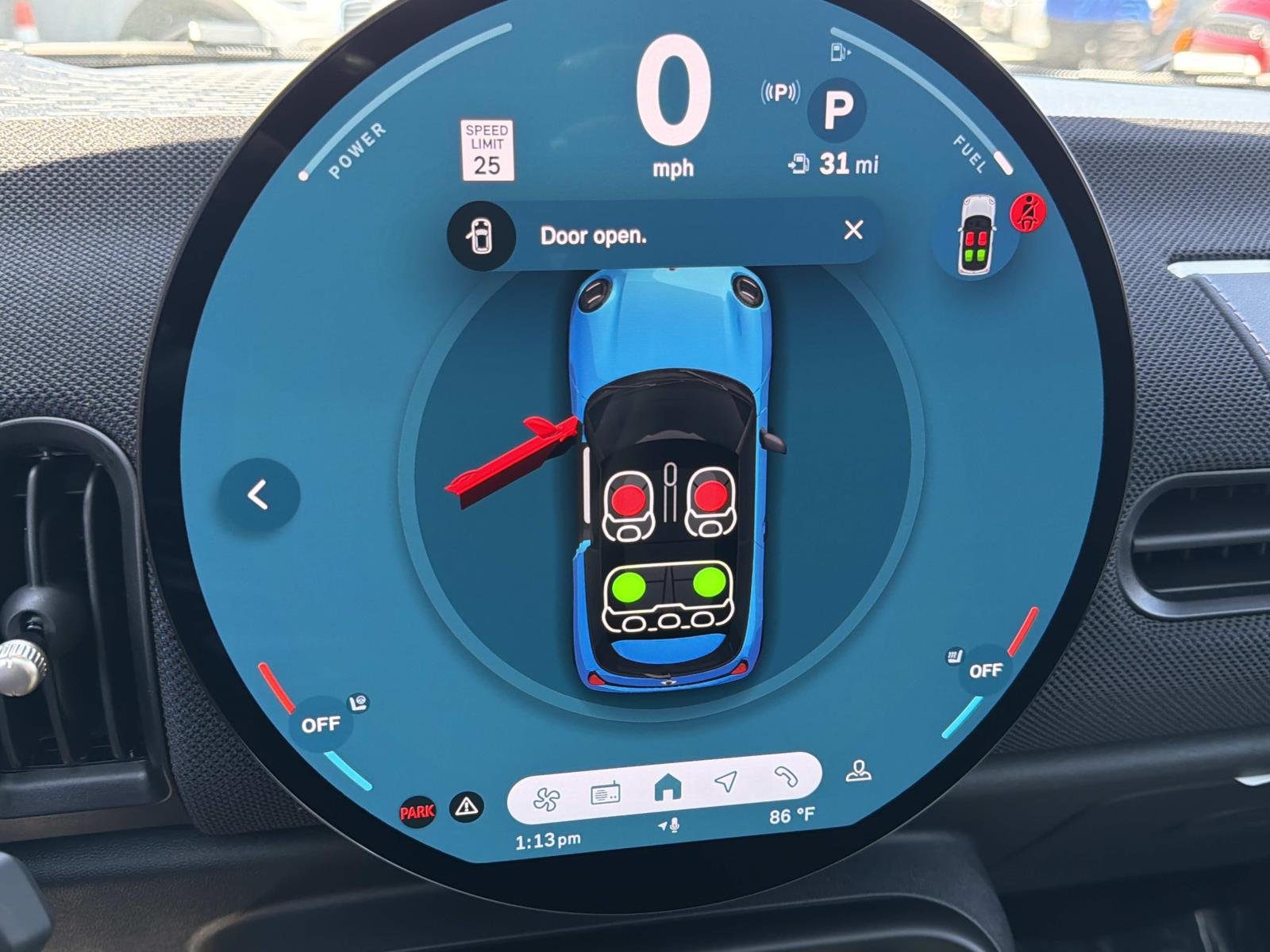 New 2026 0C6L Icy Sunshine Blue Metallic MINI Signature Plus image 21