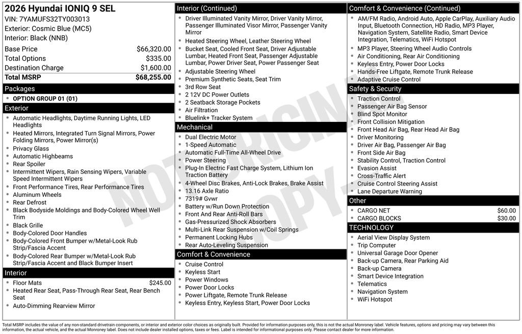 2026 Hyundai IONIQ 9 SEL - Photo 23