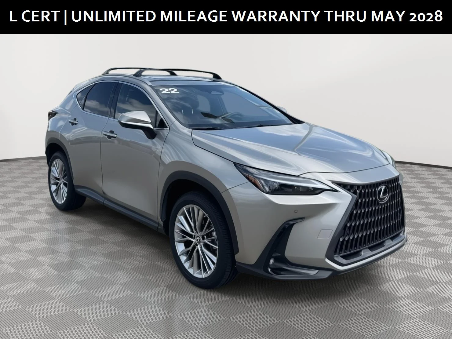 Certified Used 2022 Atomic Silver Lexus NX 350 Premium image 1