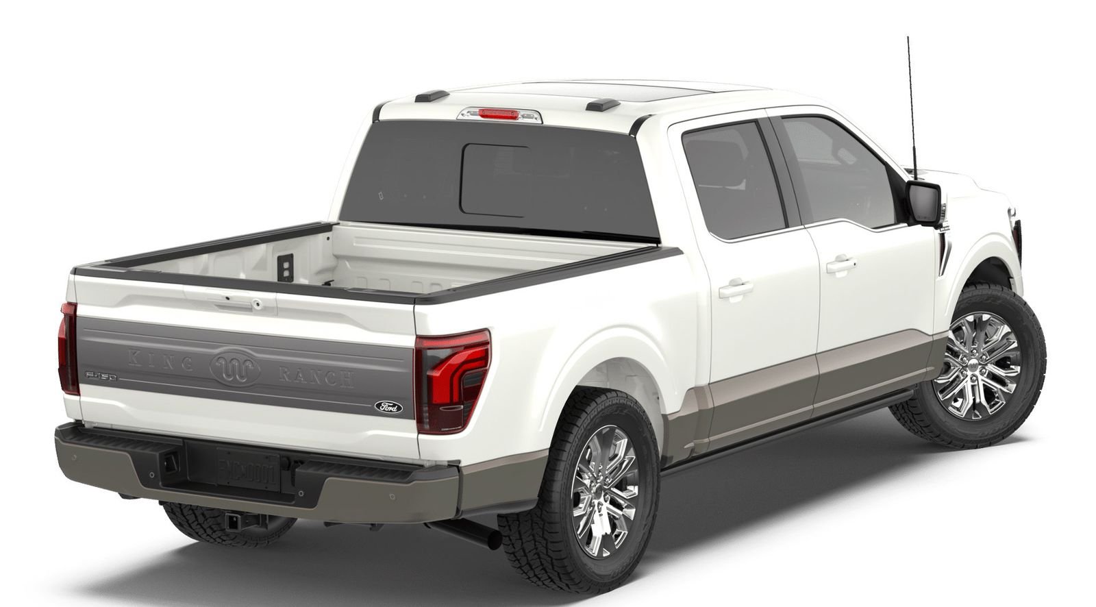 New 2026 Star White Metallic Tri-Coat Ford King Ranch image 3