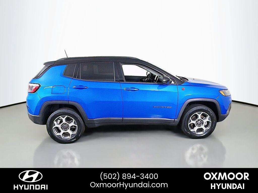 Used 2022 Laser Blue Pearlcoat Jeep Trailhawk image 8