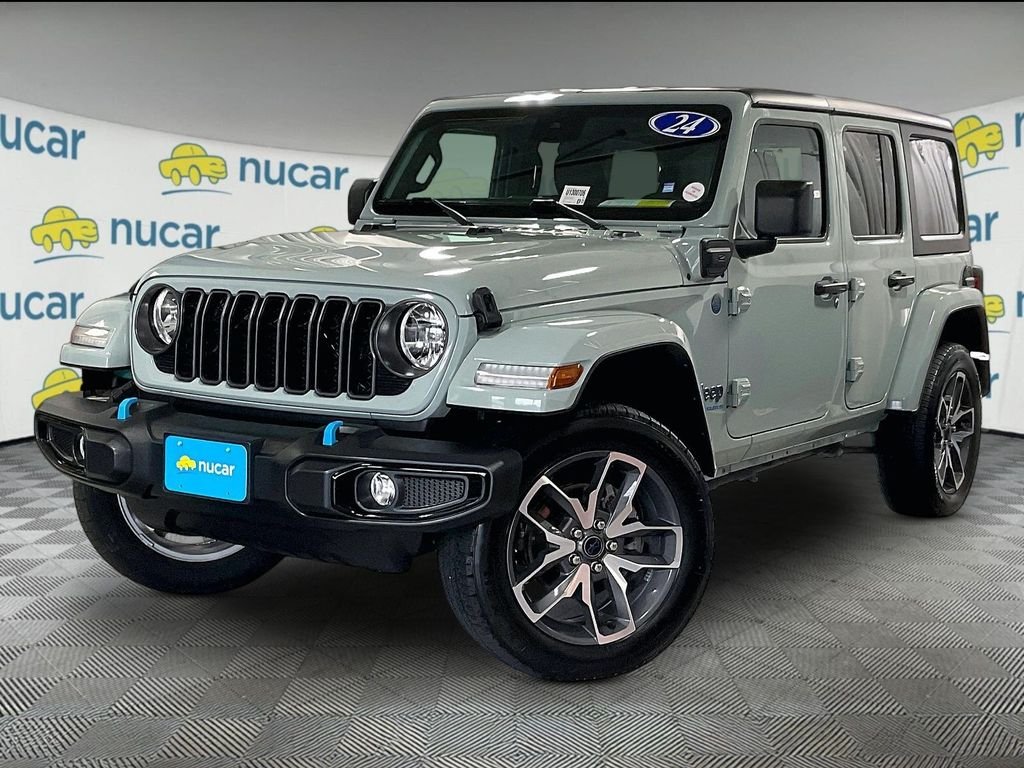 Used 2024 Gray Jeep Sport S 4xe image 3