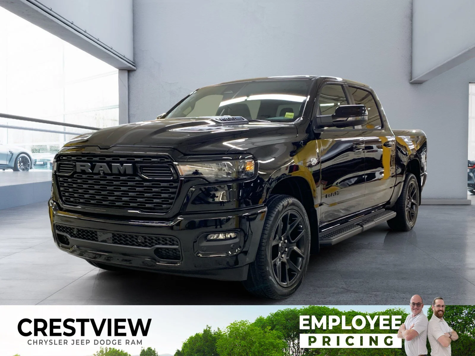 New 2026 Diamond Black Crystal Pearl Ram Sport image 1