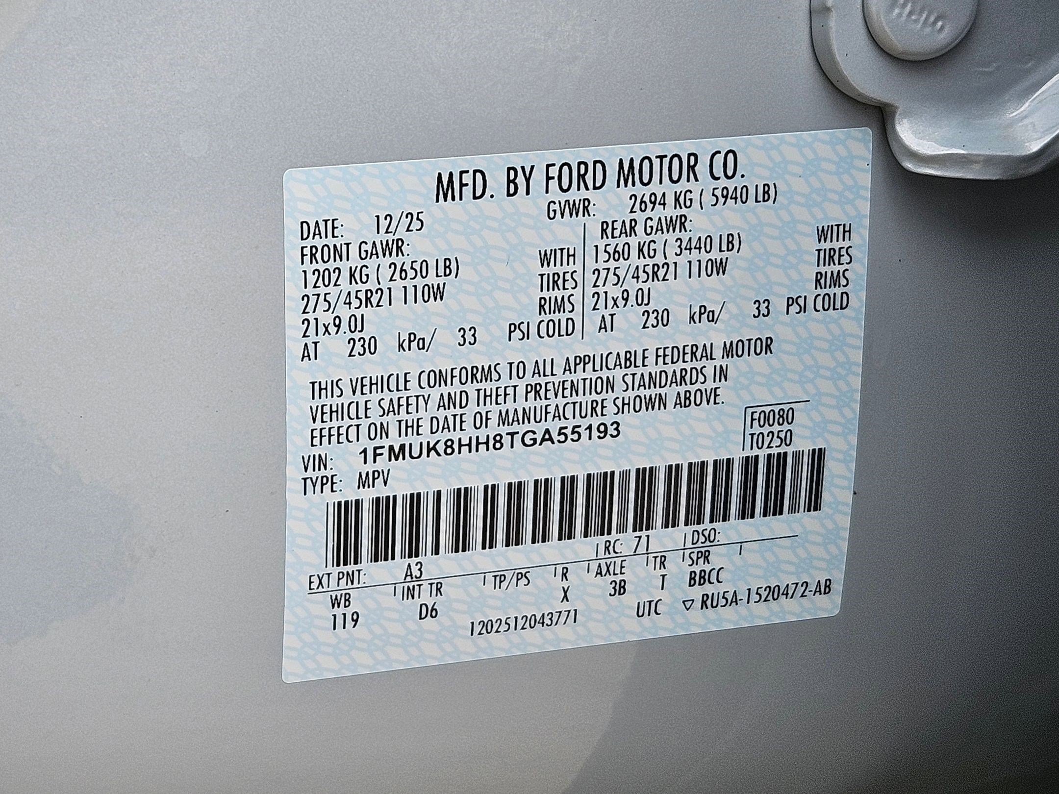 Used 2026 Blue Ford Platinum image 33