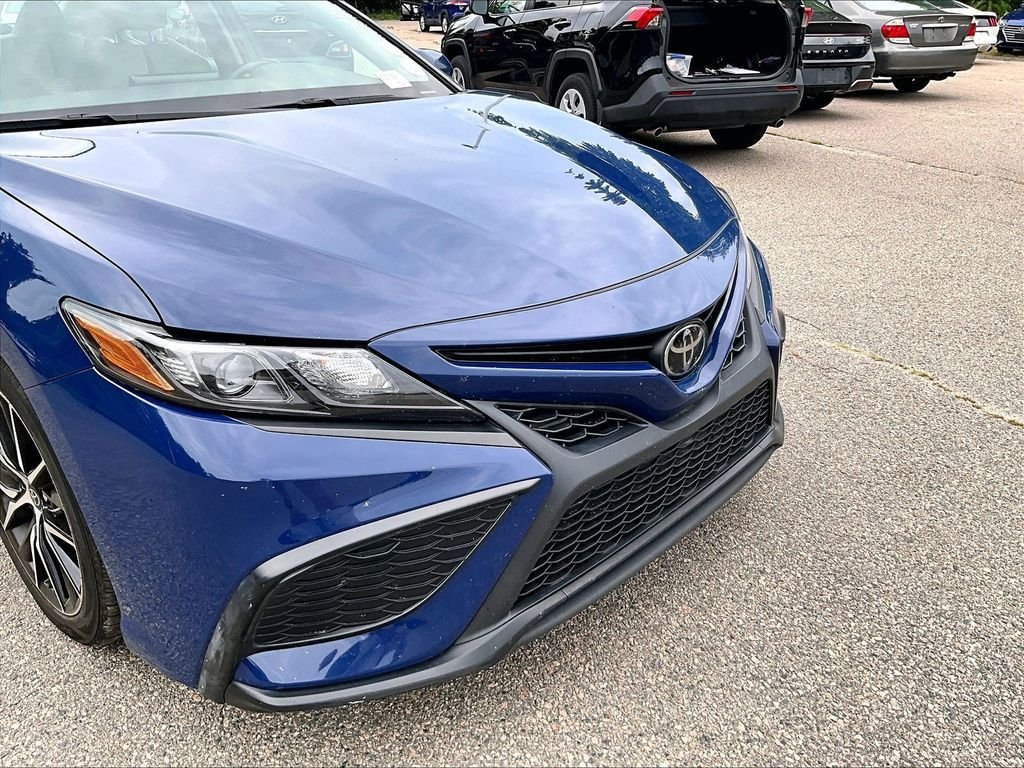 Certified Used 2024 Blue Toyota SE image 8