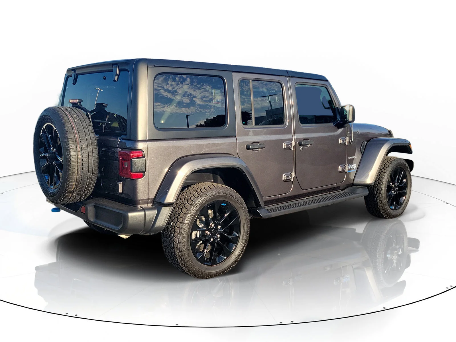 Certified Used 2023 Gray Jeep Sahara 4xe image 3