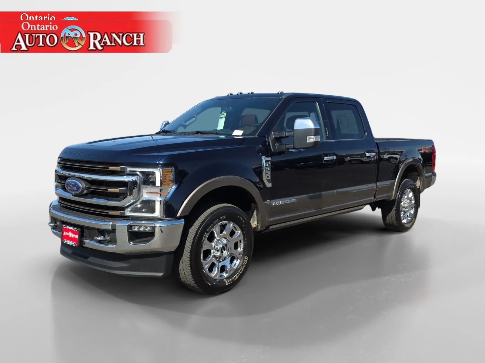 Used 2022 Antimatter Blue Metallic Ford King Ranch image 7