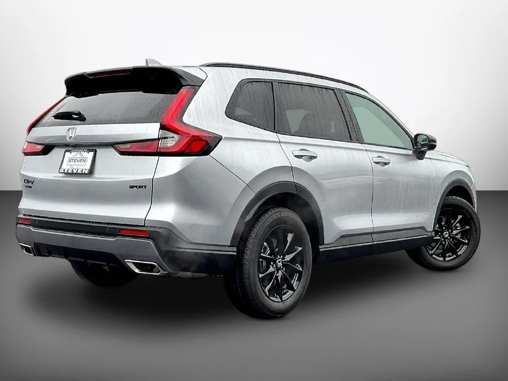 New 2027 Solar Silver Metallic Honda Sport-L Hybrid AWD image 6