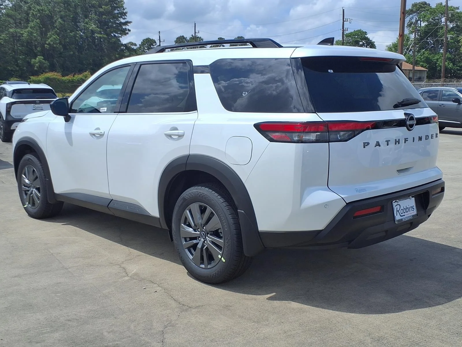 2026 Nissan Pathfinder SV White at Robbins Nissan