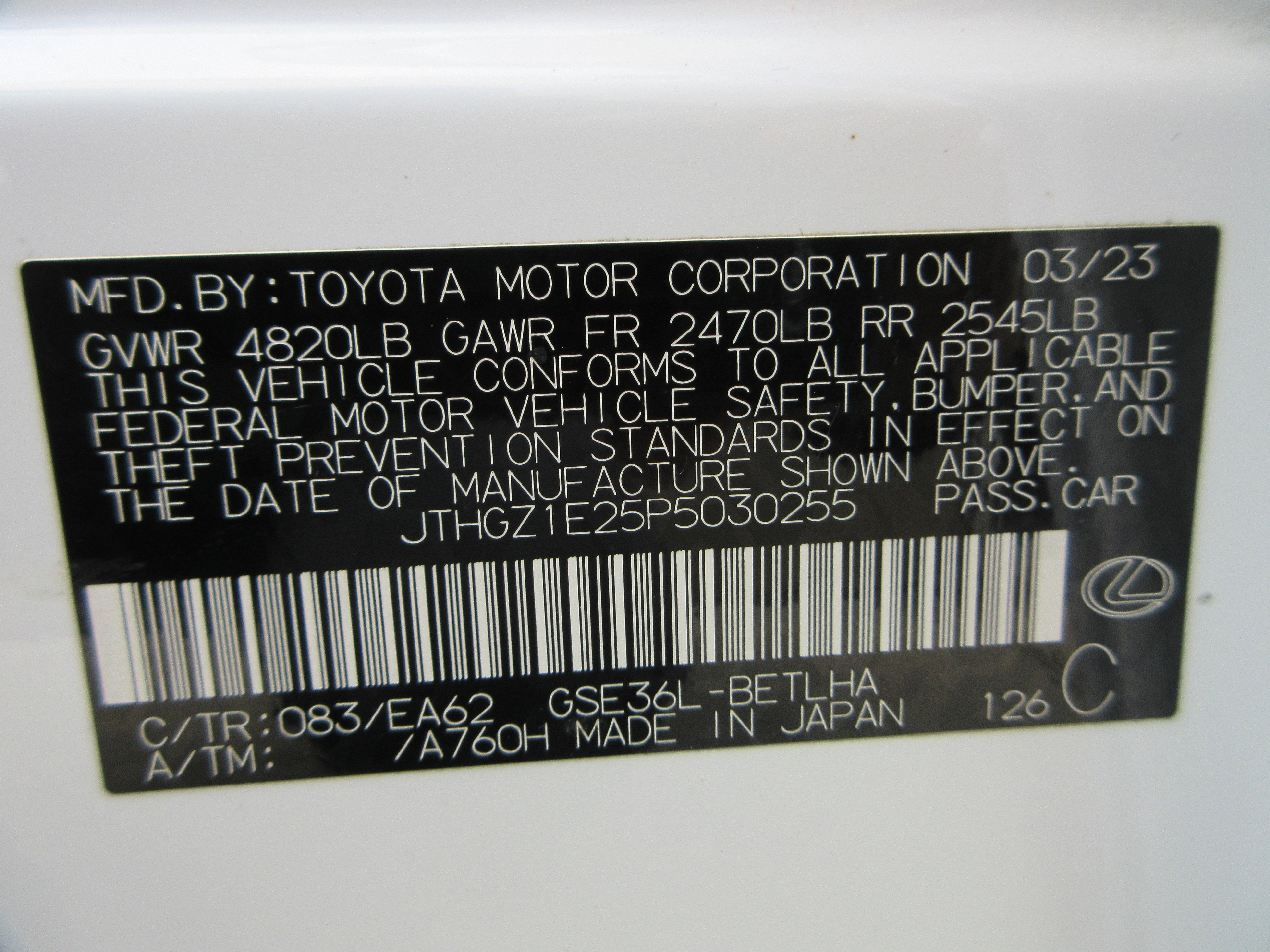 Used 2023 Ultra White Lexus 350 F SPORT image 55