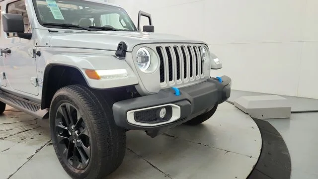 Used 2023 Silver Jeep Sahara 4xe image 26