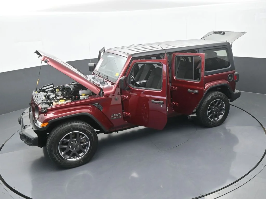 Used 2021 Snazzberry Pearlcoat Jeep Unlimited Sport S image 63