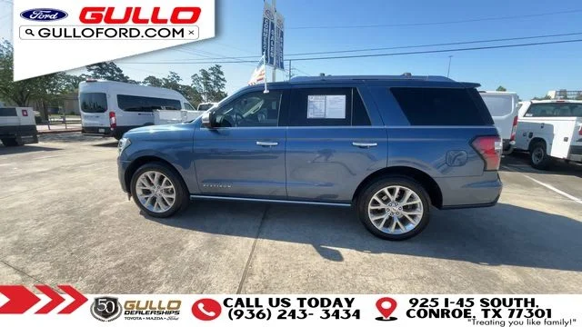 Certified Used 2019 Blue Metallic Ford Platinum image 5