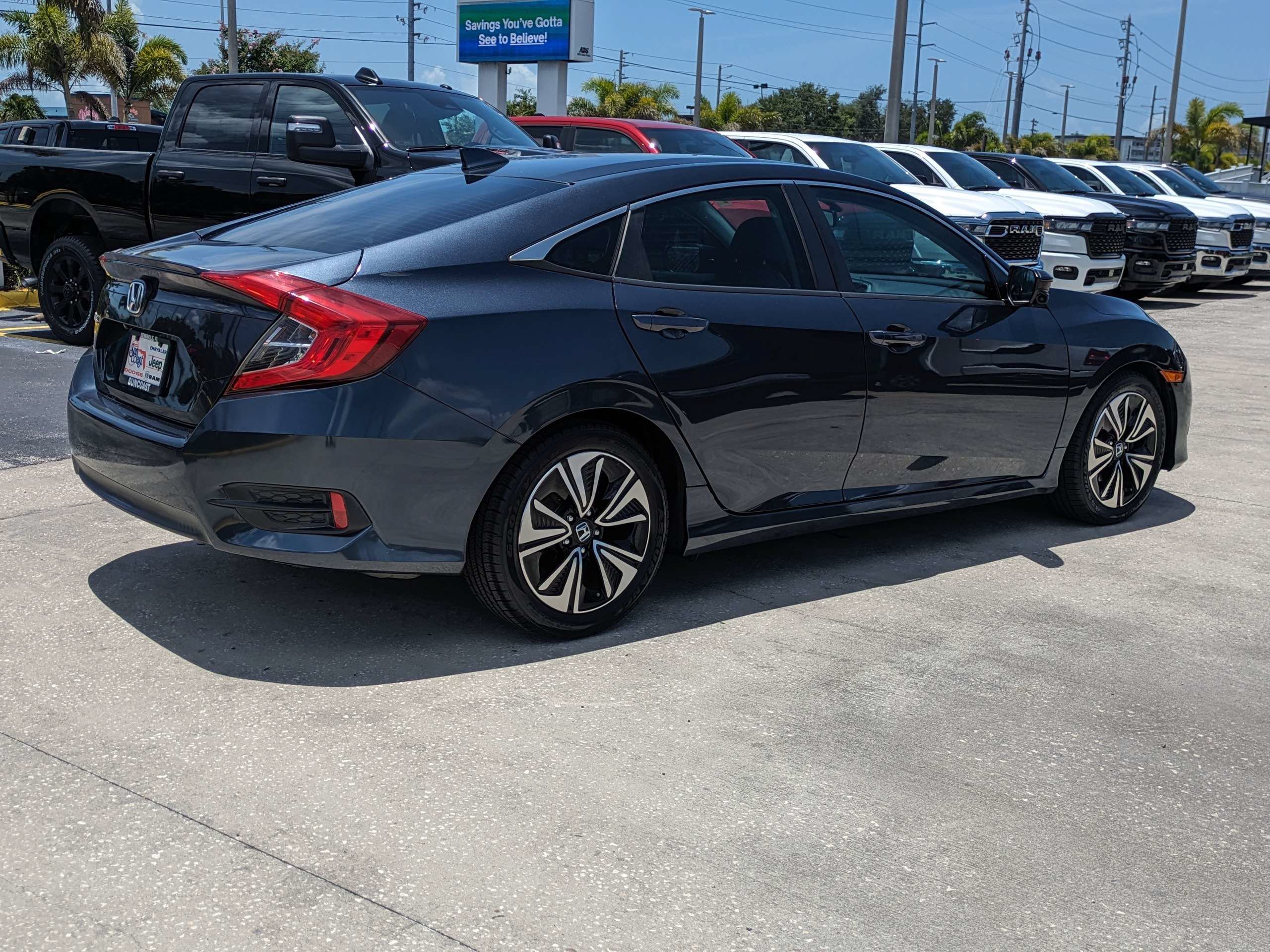 Certified Used 2017 Blue Honda EX-L image 5