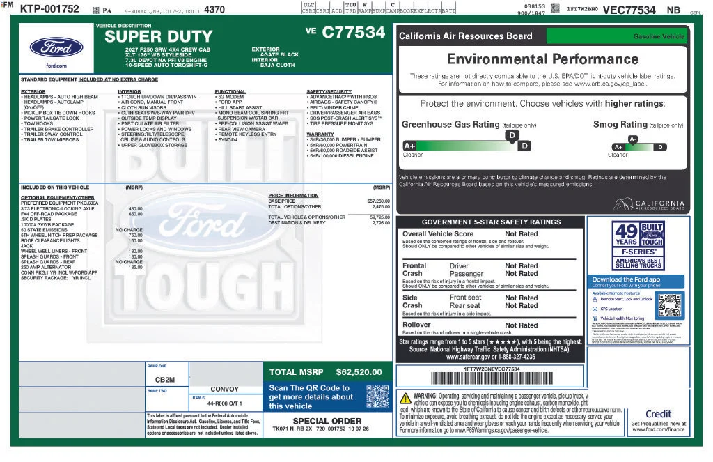 New 2027 Black Ford XLT image 7