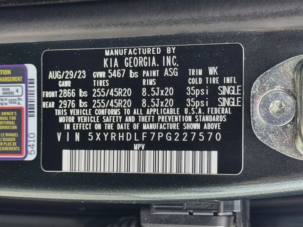Used 2023 Aruba Green Kia X-Line EX image 34