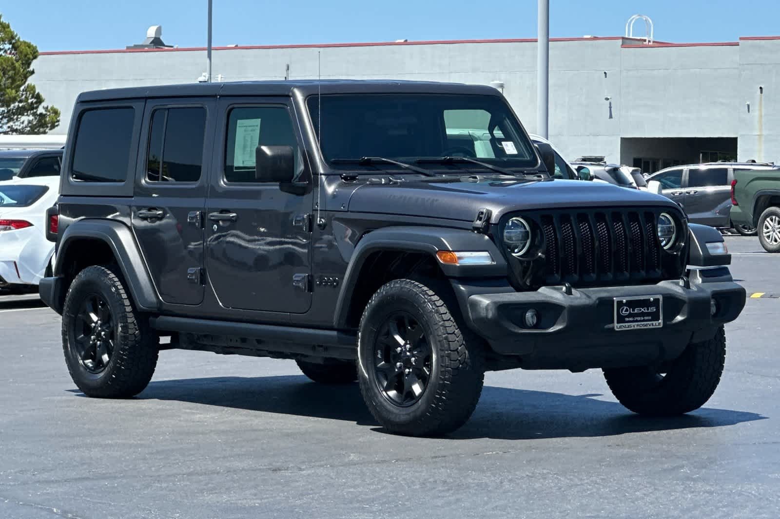Used 2020 Granite Crystal Metallic Clearcoat Jeep Willys image 5