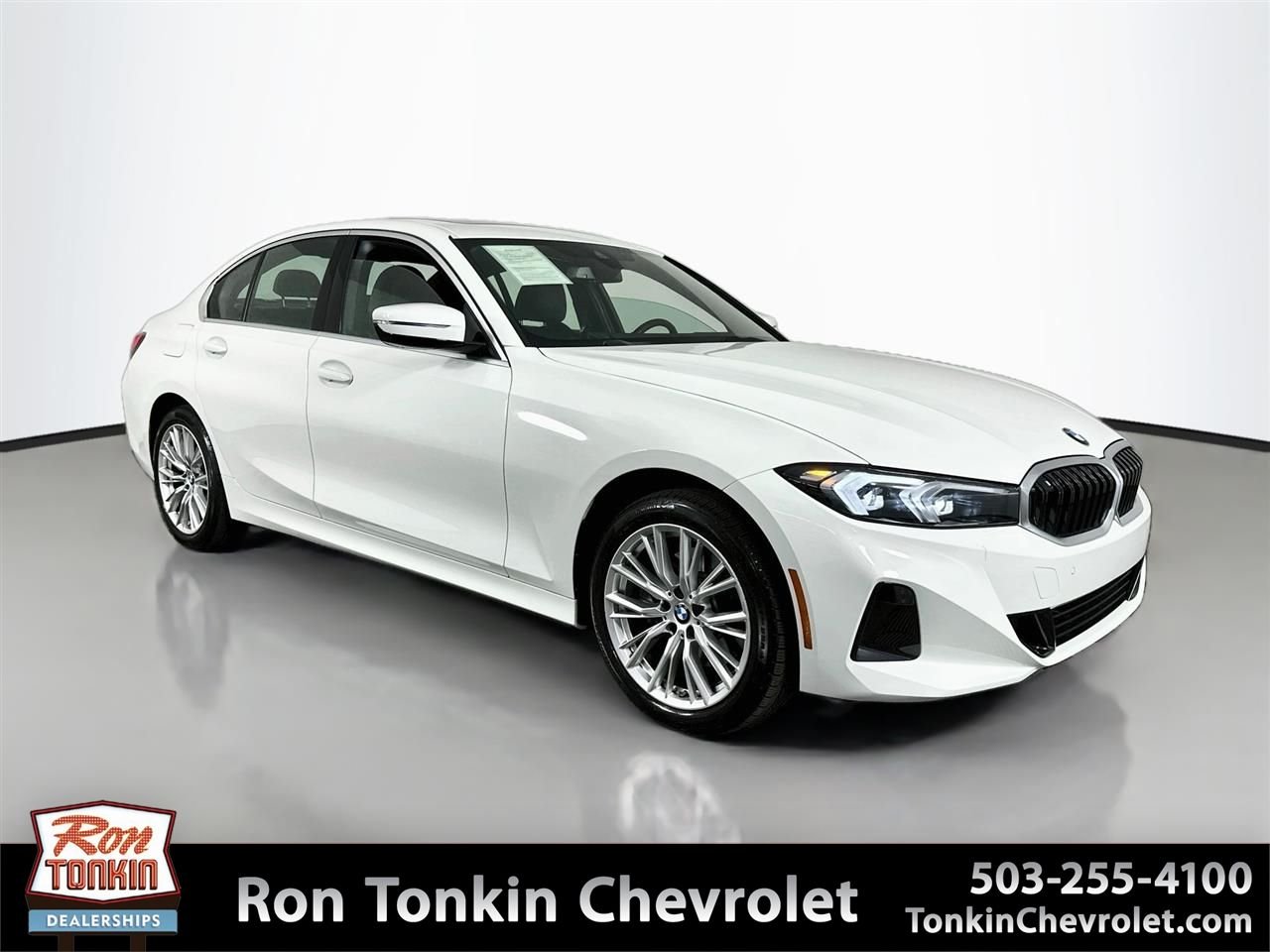 Used 2024 Alpine White BMW 330i xDrive image 1