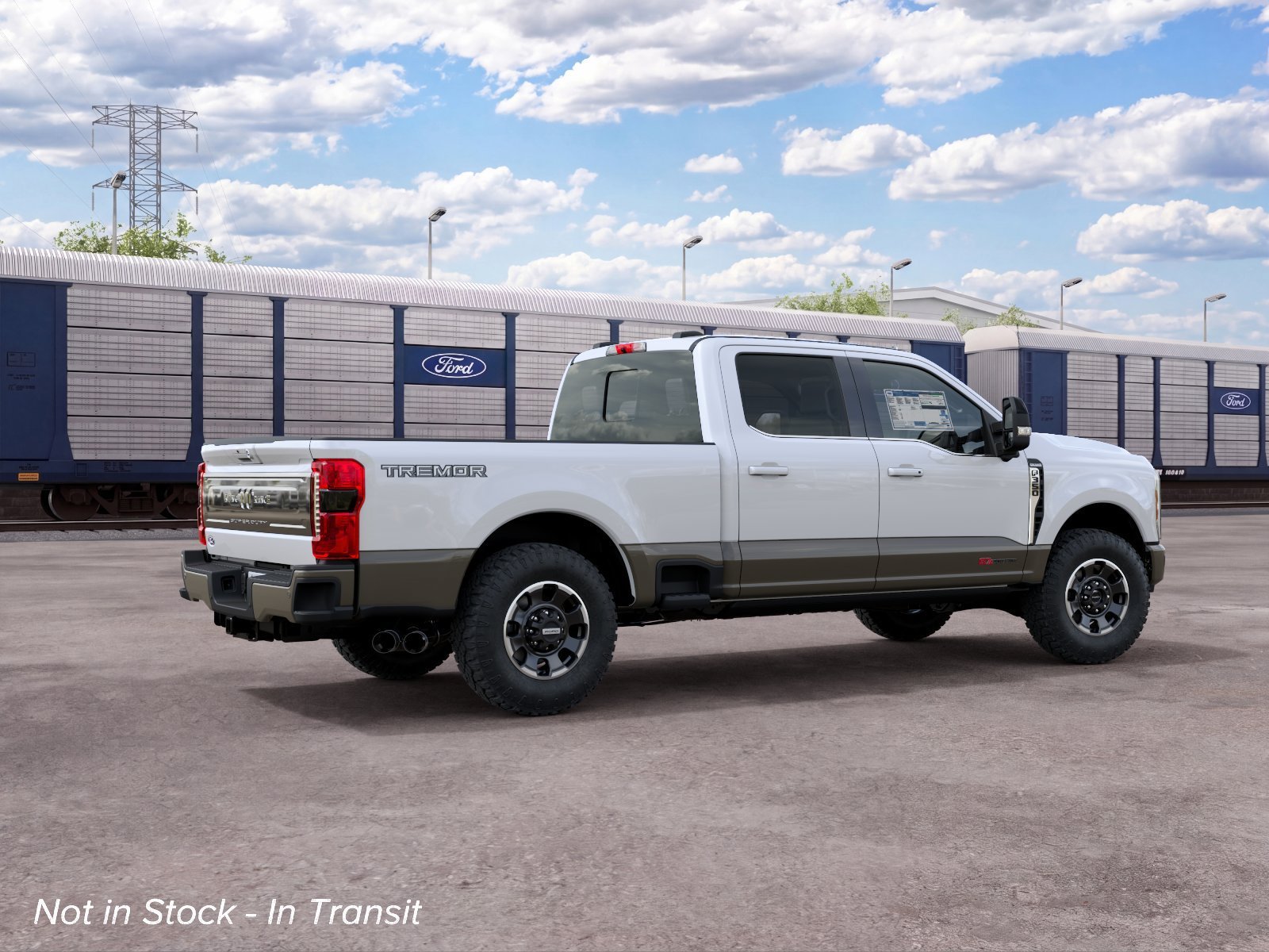 New 2027 Star White Metallic Tri-Coat Ford King Ranch image 6