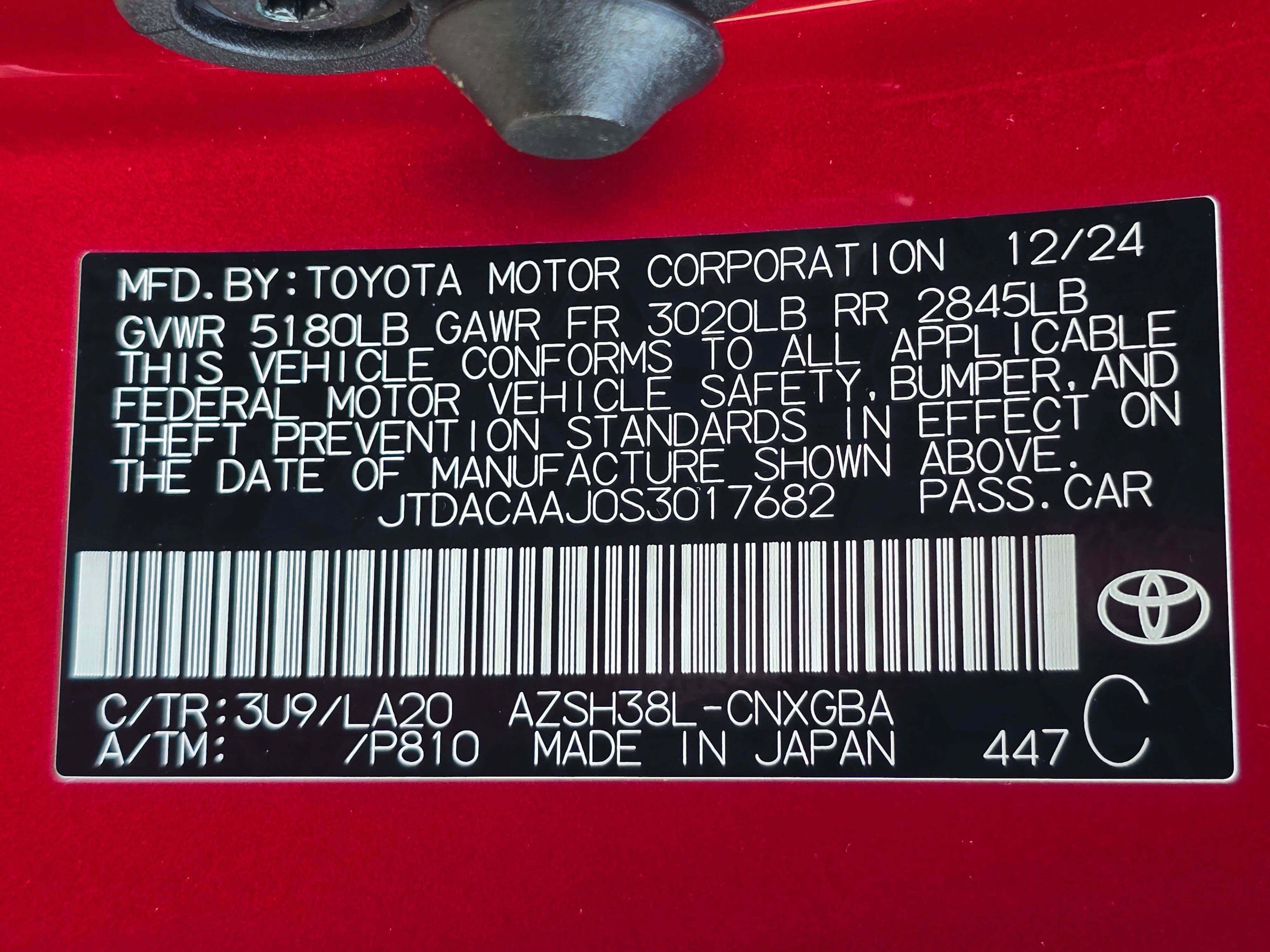 Used 2025 Finish Line Red Toyota Limited image 30