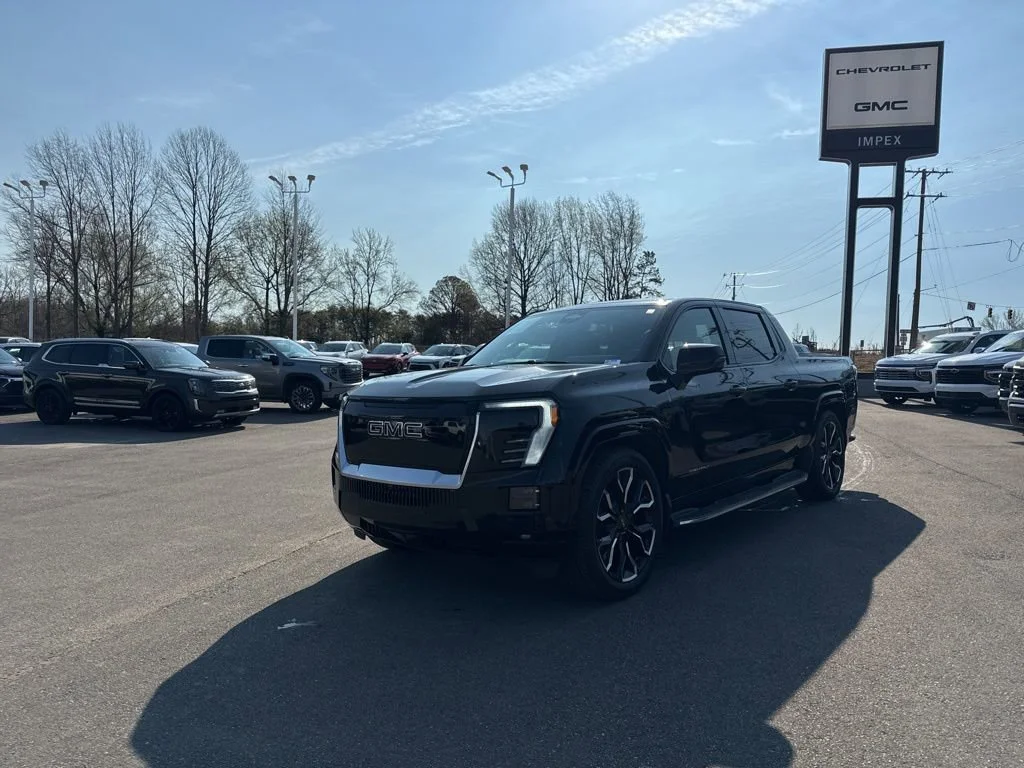 Onyx Black 2025 GMC Sierra EV Denali Crew Cab (Extended Range) e4WD Pickup Truck All-Wheel Drive