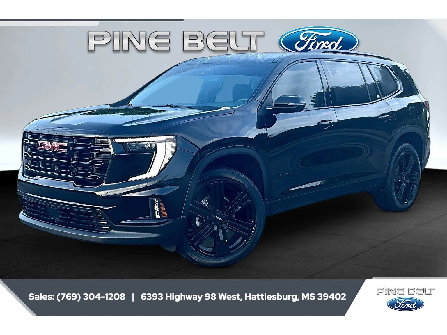 Used 2025 Ebony Twilight Metallic GMC FWD Elevation image 10
