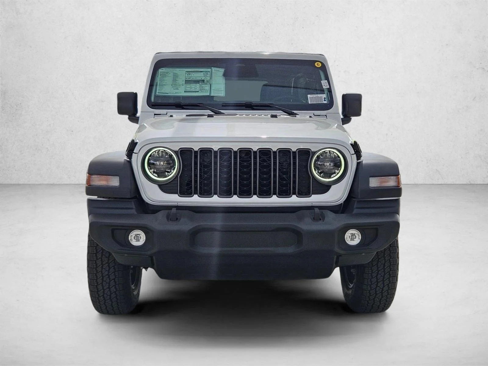 New 2026 Bright White Clear-Coat Exterior Paint Jeep Sport S image 6