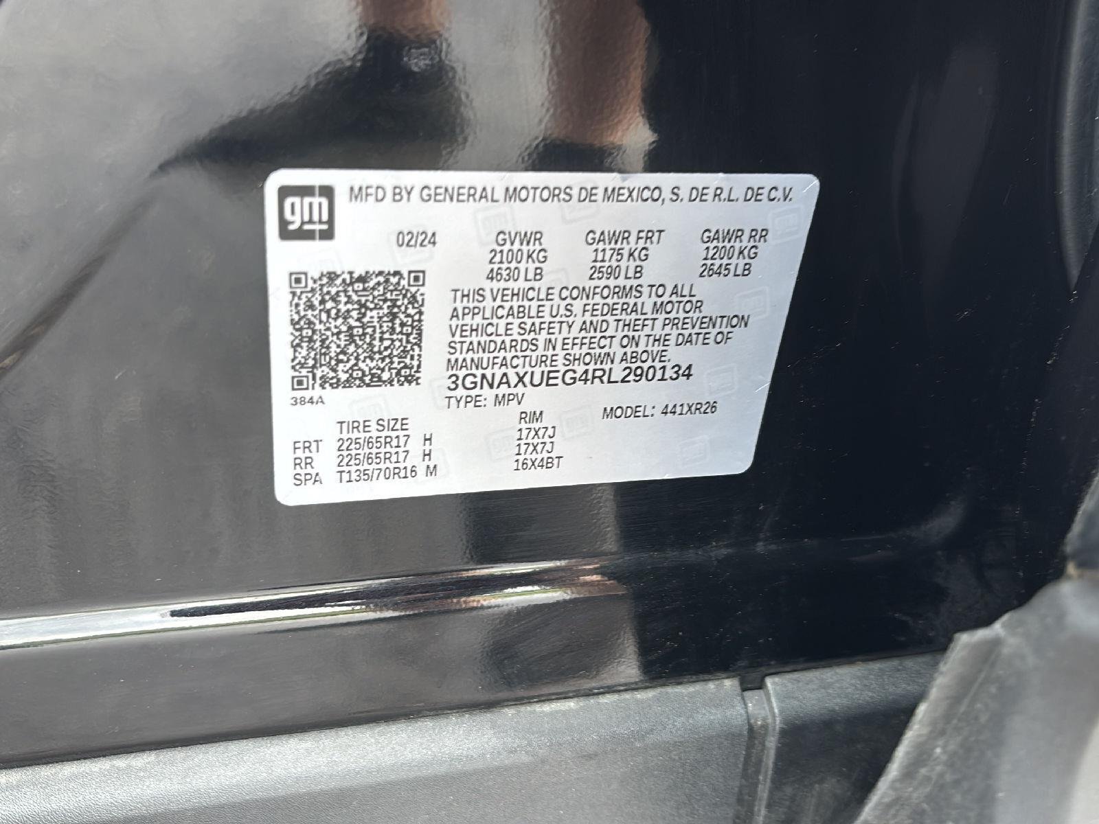 Used 2024 Mosaic Black Metallic Chevrolet LT image 4