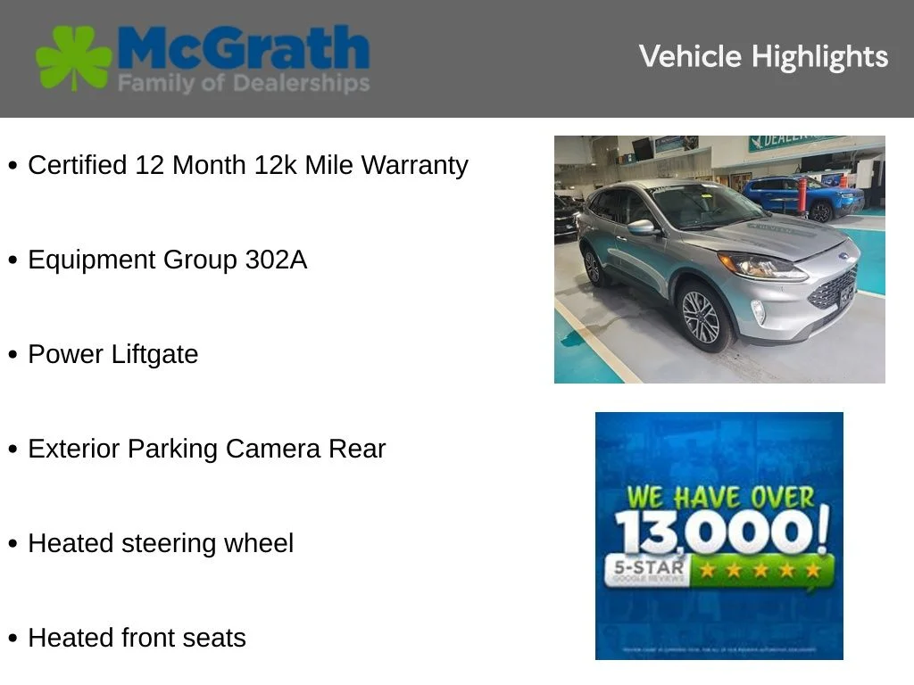 Certified Used 2022 Silver Ford SEL image 6