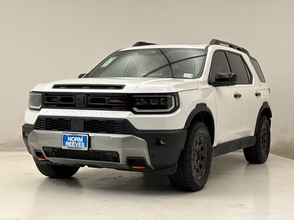 New 2026 Platinum White Pearl Honda TrailSport Elite Blackout image 2