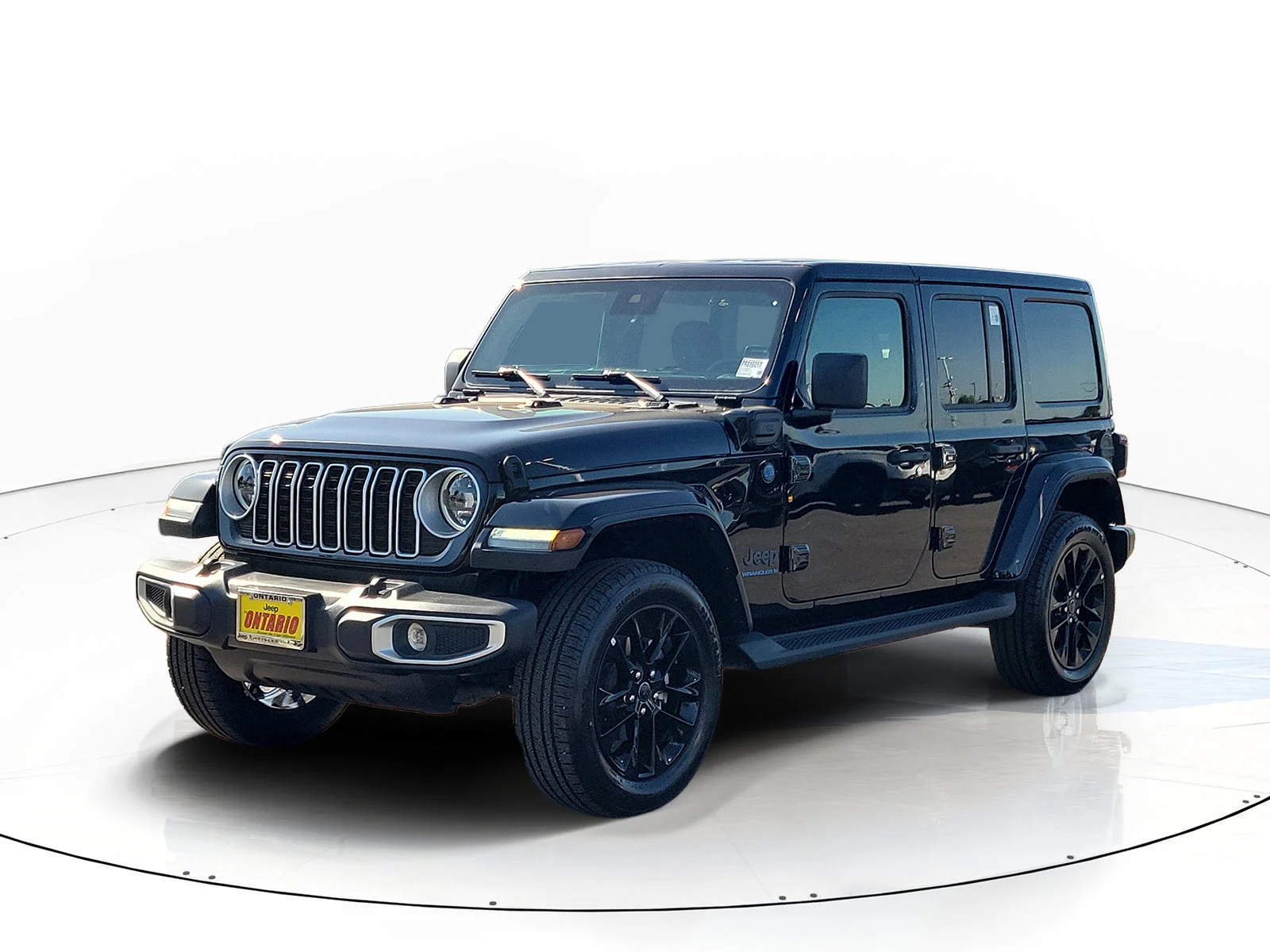 Certified Used 2025 Black Jeep Sahara 4xe image 8